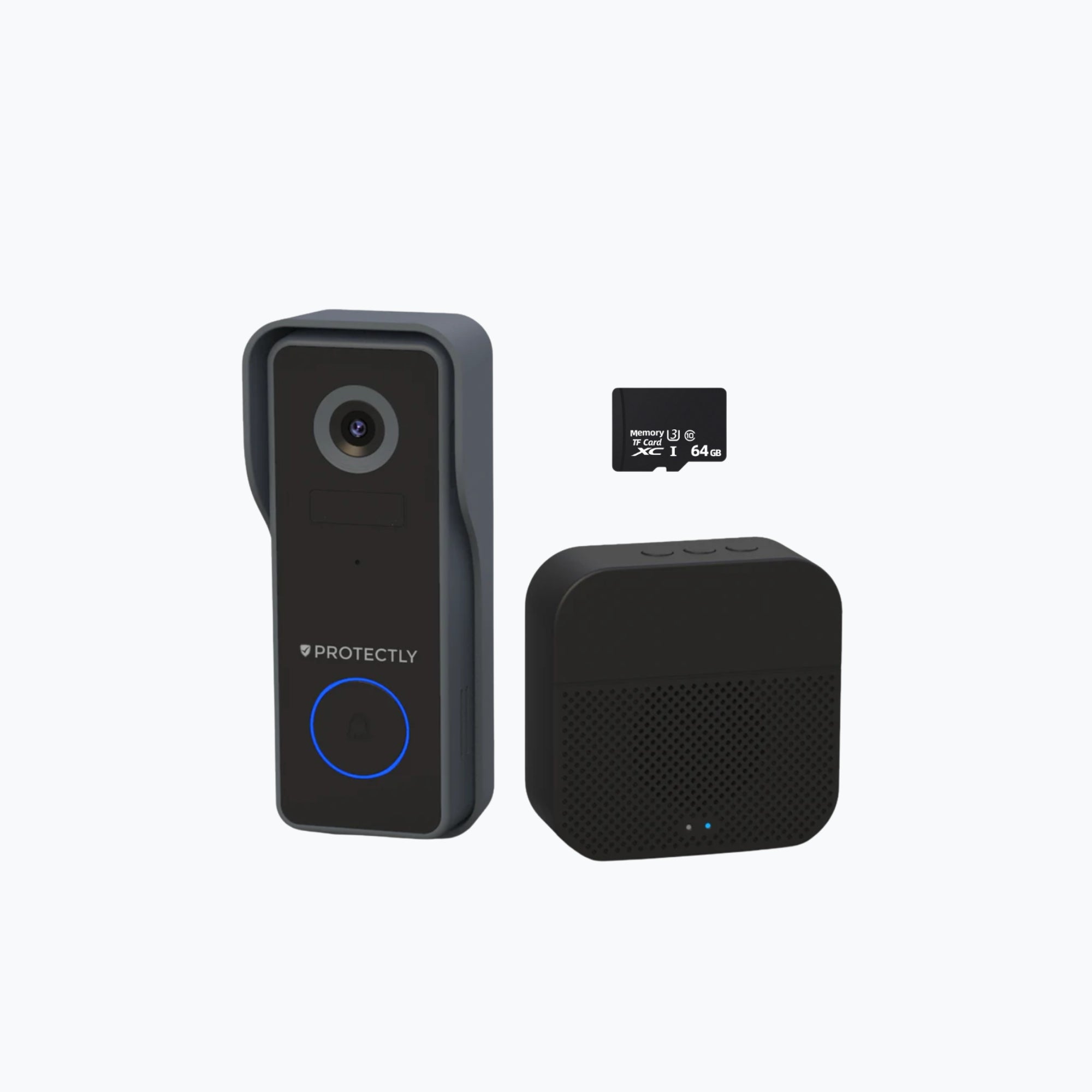 Protectly 2K Video Deurbel Draadloos - Siltcon